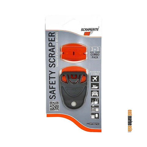 Scraperite Plastic Safety Scraper SRTD33GPO - Dwarf Holder with Combo Pack GPO