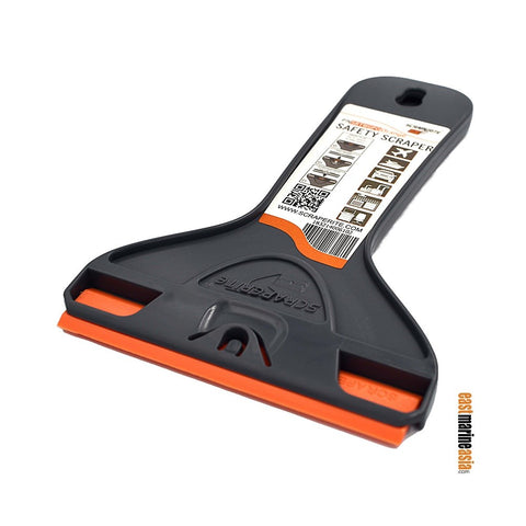 ScrapeRite Plastic Safety Scraper SRTW6GPO - W4-Wide Holder with Wide Standard GPO