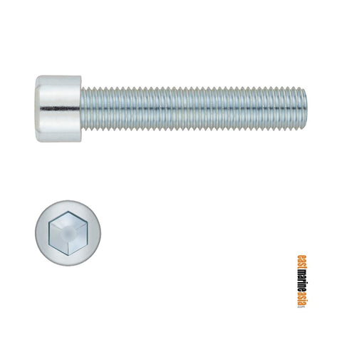 Stainless Steel 316 Bolt Socket Head - Full Thread (DIN 912)