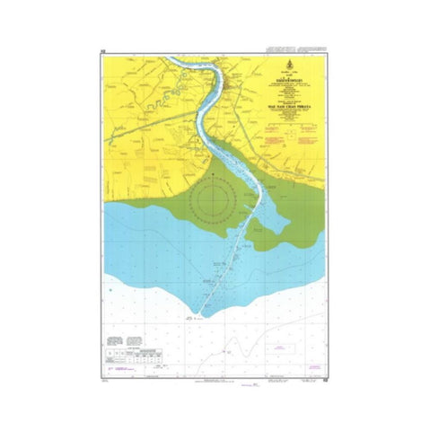 Marine Chart Thailand (Gulf of Thai - East) 112 Entrance to Mae Nam Chao Pharaya