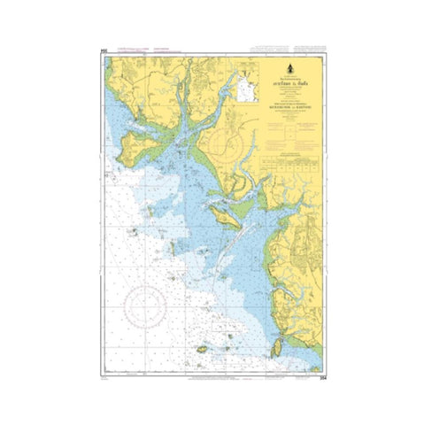 Marine Chart Thailand (Andaman) 354 Rang Nok to Kantang