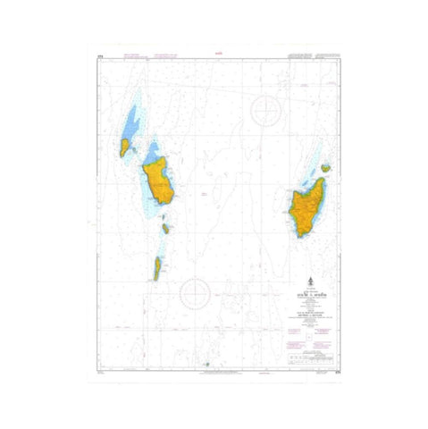 Marine Chart Thailand (Gulf of Thai - East) 171 Ko Phai to Ko Lan