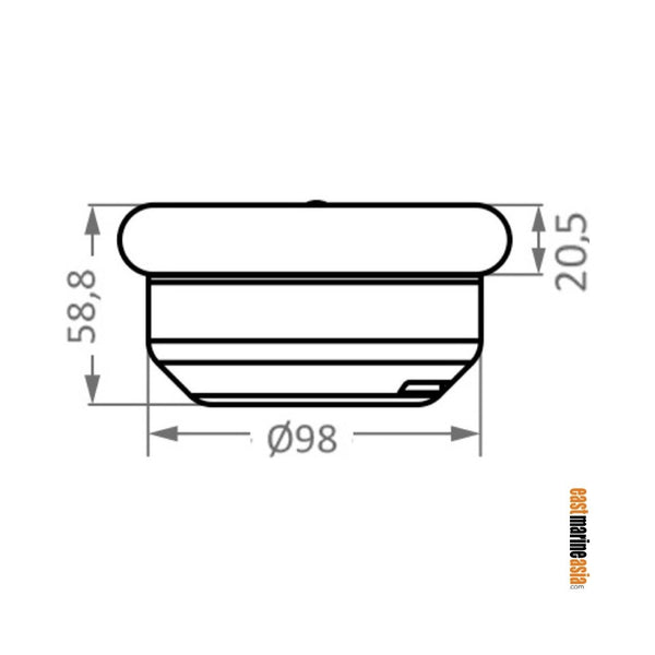 Osculati Discovery LED Masthead Navigation Lights