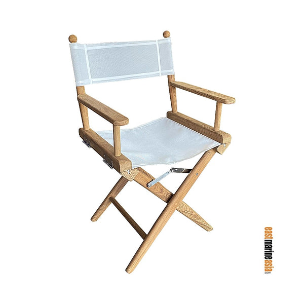 EMA Deluxe Teak Folding Director's Chair