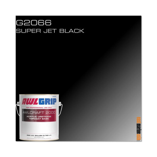 Awlcraft 2000 High Gloss Acrylic Urethane Topcoat - Super Jet Black