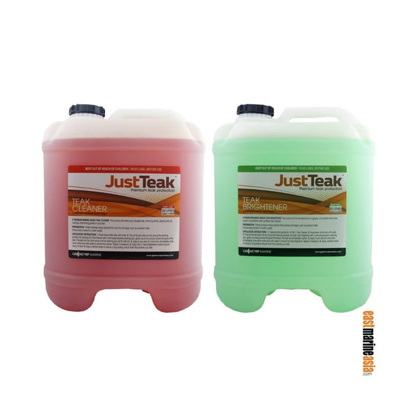 JustTeak Teak Cleaner & Brightener Kit (Part 1 & 2)