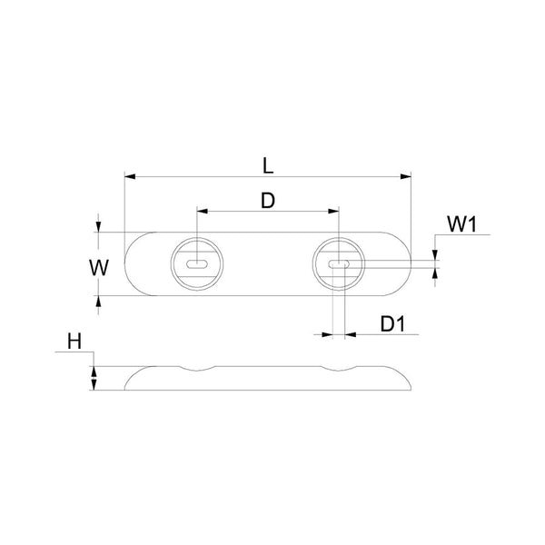 Martyr CMZD72BZ Bolt-on Hull Anode - Zinc
