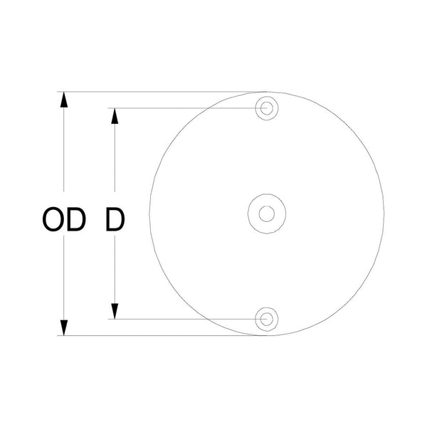 Martyr CMFE80Z FE-80 Propeller Cone Anode - Zinc
