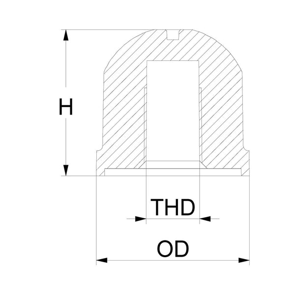 Martyr CM55989Z Mercury Mercruiser Alpha One Bravo One Anode - Zinc
