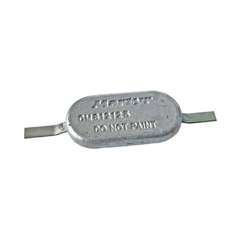 Martyr CM812125A Weld-on Hull Anode - Aluminium