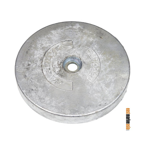 Martyr SGBA597Z 200 mm Round Plate Hull Anode - Zinc