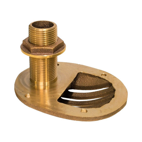 Groco STH Series Bronze Scoop Thru Hull Fittings with Nut - NPS