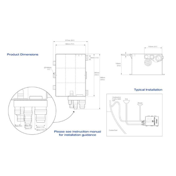 Whale Shower Sump System