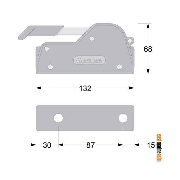 Antal V-Grip Clutch - Single