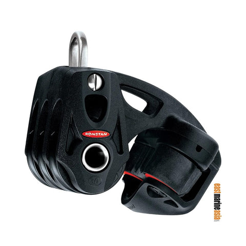 Ronstan Series 30 BB Triple Orbit Block - Cleat, Non-swivel Shackle Head