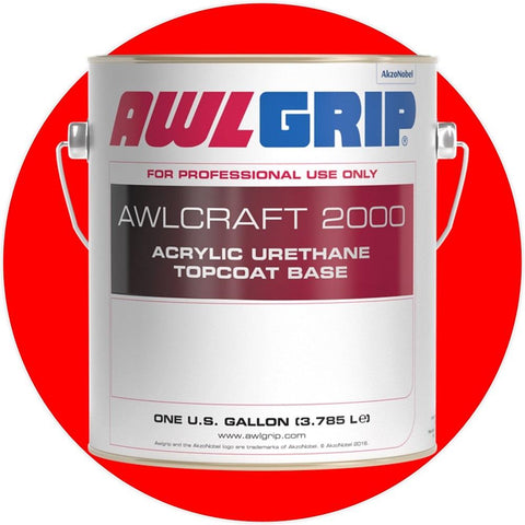 Awlcraft 2000 Acrylic Urethane Topcoat - Red Base
