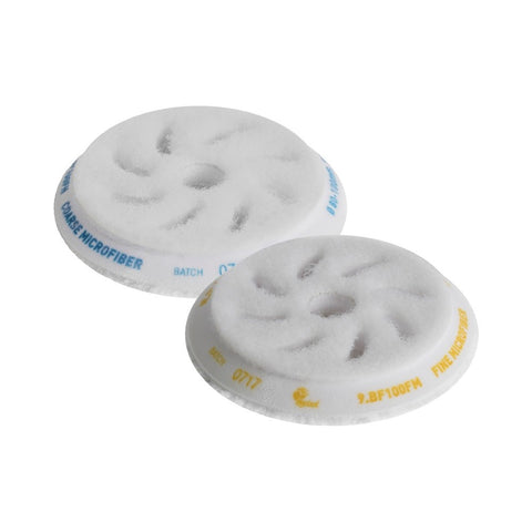 Rupes BigFoot 80 - 100 mm Microfiber Polishing Pads for Random Orbital and Triple Action Polishers