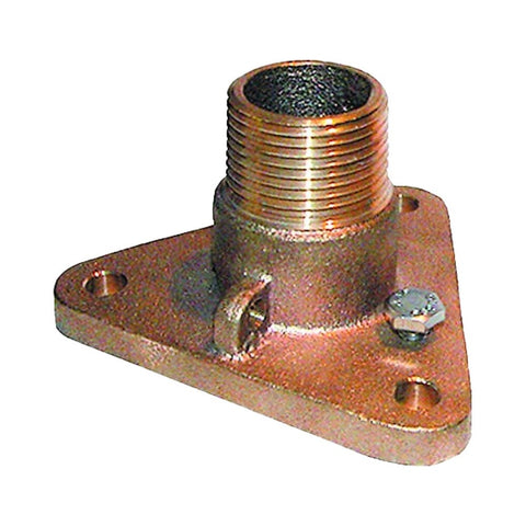 Groco IBVF Series Bronze Flanged Adaptor for Ball Valve and Thru-Hull - NPS to NPT