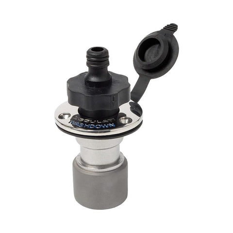 Osculati Flush Washdown Quick Fitting with Straight Fittings Adaptor