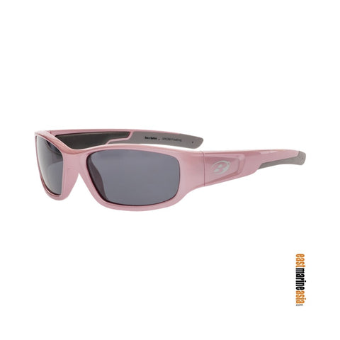 Barz Optics The Grom Floating Polarised Kids Sunglasses - Pink with Neoprene Case & Retainer